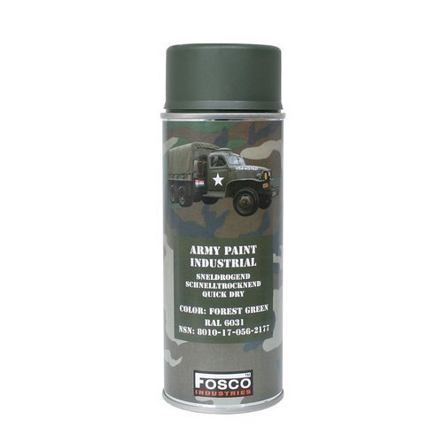 FOSCO - Farba do maskowania RAL 6031 - Forest Green - Farby w sprayu