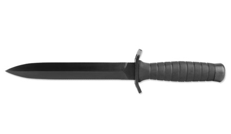 Nóż taktyczny Gerlach wz. 98A - Sztylet - Czarny - Noże z głownią stałą
