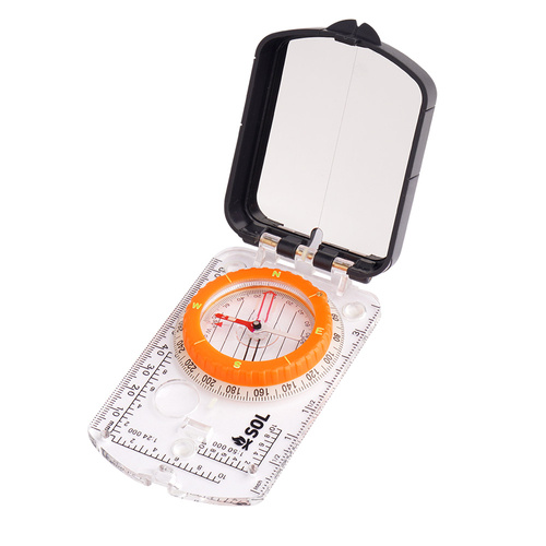 Survive Outdoors Longer SOL Sighting Compass with Signaling Mirror S.O.L 