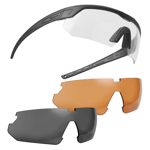 Okulary strzeleckie Helikon LanRay Shooting Pro® - Czarny - AG-LSP-PM-0100G