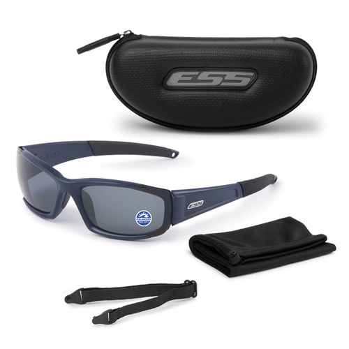 Okulary balistyczne ESS CDI™ - Matte Navy - Polaryzacyjne Mirrored Gray - EE9002-03