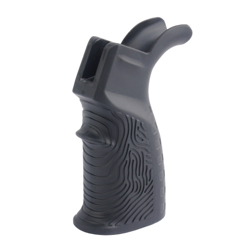 Chwyt pistoletowy DLG Tactical ze schowkiem - do AR-15 - Gumowany - Beavertail - DLG-123