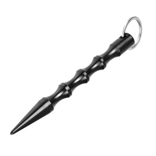 Kubotan Guard Defense Stick - 14 cm - Czarny - YC-005-BL