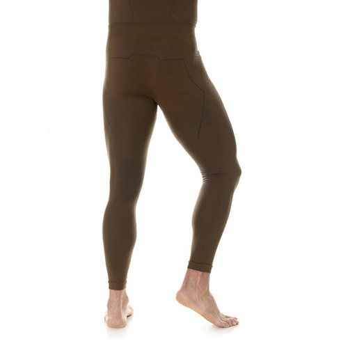 Legginsy termoaktywne Brubeck Ranger Thermo - Nilit® Heat - Khaki - LE12760