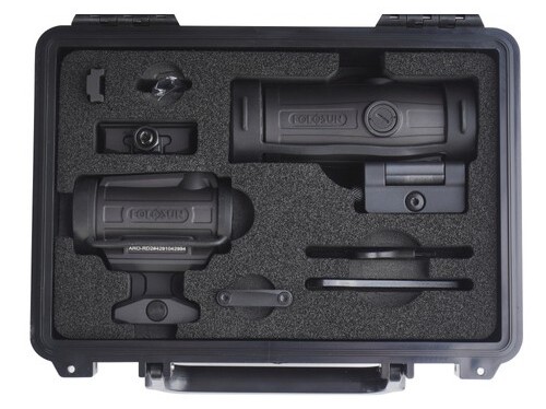 Zestaw kolimator Holosun ARO-CORE-RD2 z powiększalnikiem Holosun HM3X - RDS - 2 MOA - Czarny - ARO-RD2-HM3X-SET