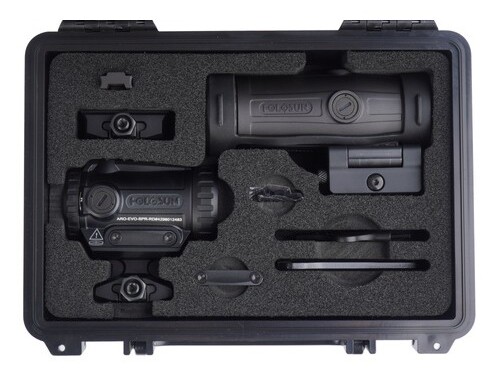 Zestaw kolimator Holosun ARO-EVO-SPR-RD z powiększalnikiem Holosun HM3X - RDS - SPR - Czarny - ARO-EVO-SPR-RD-HM3X-SET