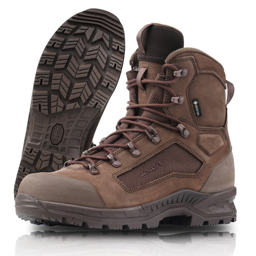 Buty bojowe LOWA Breacher GTX N MID Boots - Cordura® - Gore Tex® - Vibram® - Dark Brown - 210115-C30-0493
