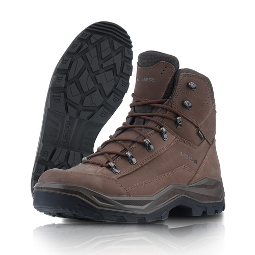 Buty taktyczne LOWA Renegade II N GTX TF MID - Gore Tex® - Dark Brown - 510981-0493