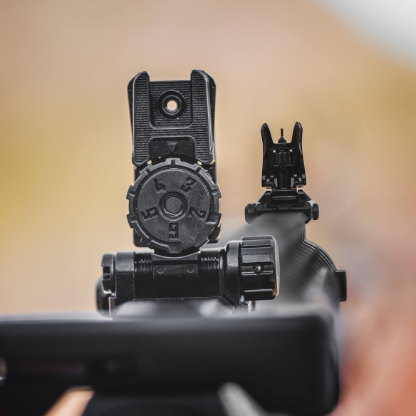 Przyrządy celownicze Magpul MBUS Pro® LR Adjustable Sight - Stalowe - Czarne