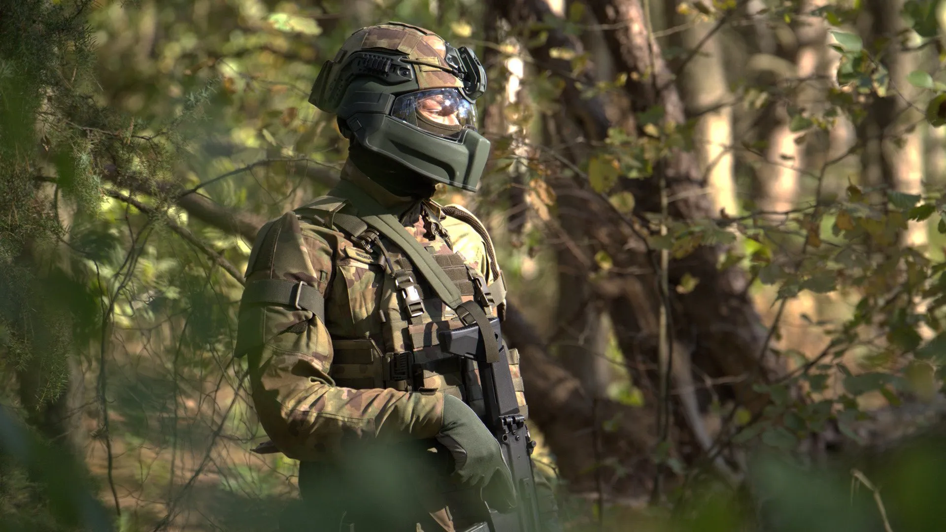 Nowy kamuflaż Wojska Polskiego w poszyciu leśnym
