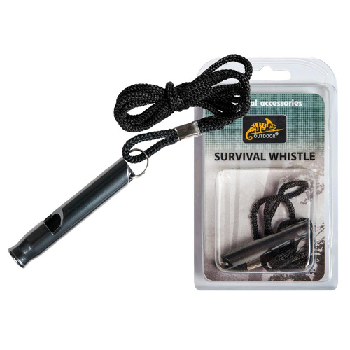 Gwizdek ratunkowy Helikon Survival Whistle - Czarny - GW-SUR-AL-01