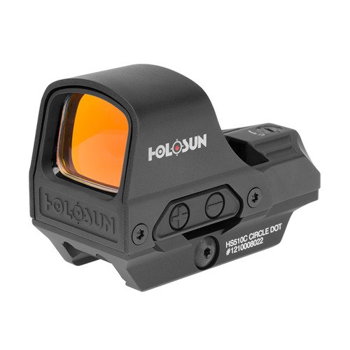 Kolimator Holosun Open Reflex HS510C Multi Reticle - Solar Panel - Front