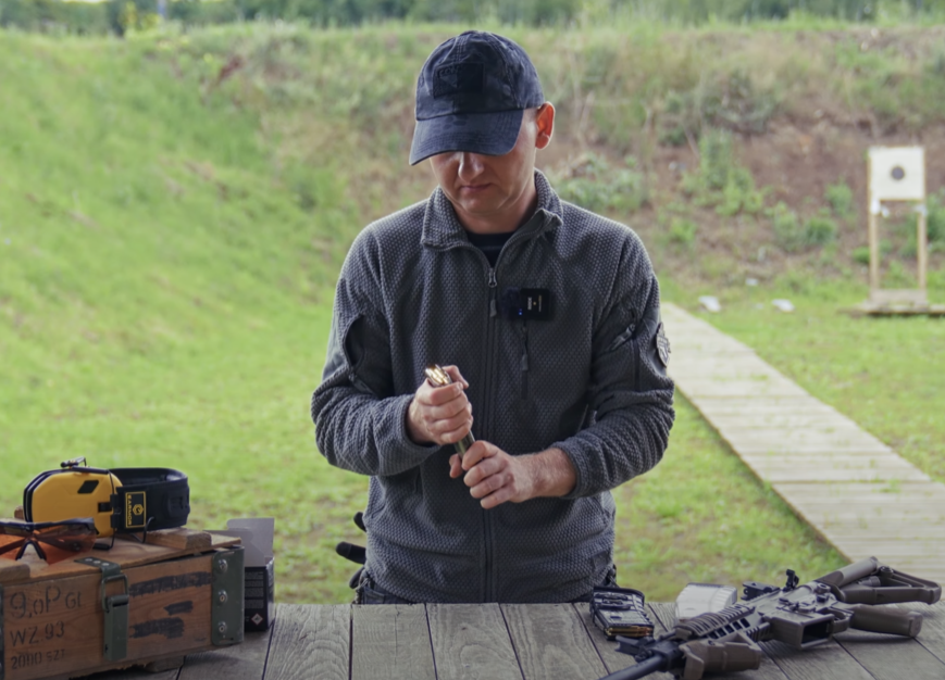 Test wytrzymałości szczęk magazynka - Magpul TMAG 30