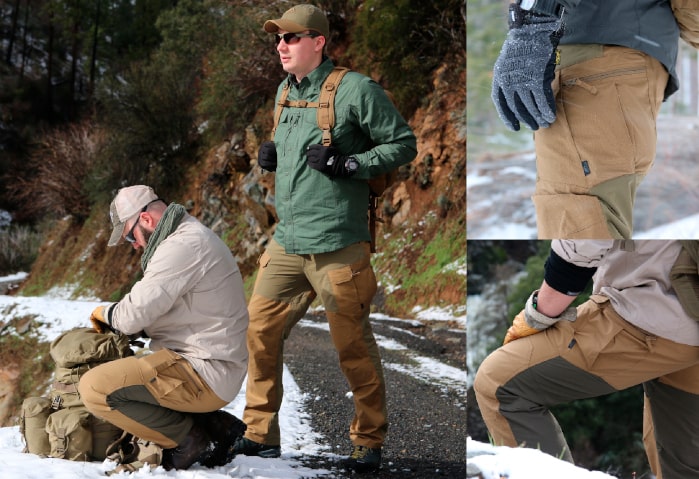 Helikon Hybrid Outback Pants in Coyote