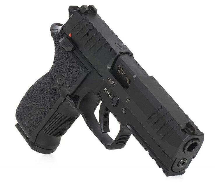 Pistolet Arex Zero 2 S - lufa, komora zamkowa - rzut z góry