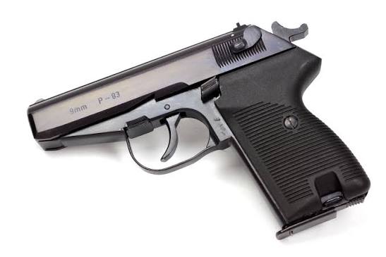 Pistolet P-83 Wanad kal. 9 x18 mm Makarow - rzut z profilu