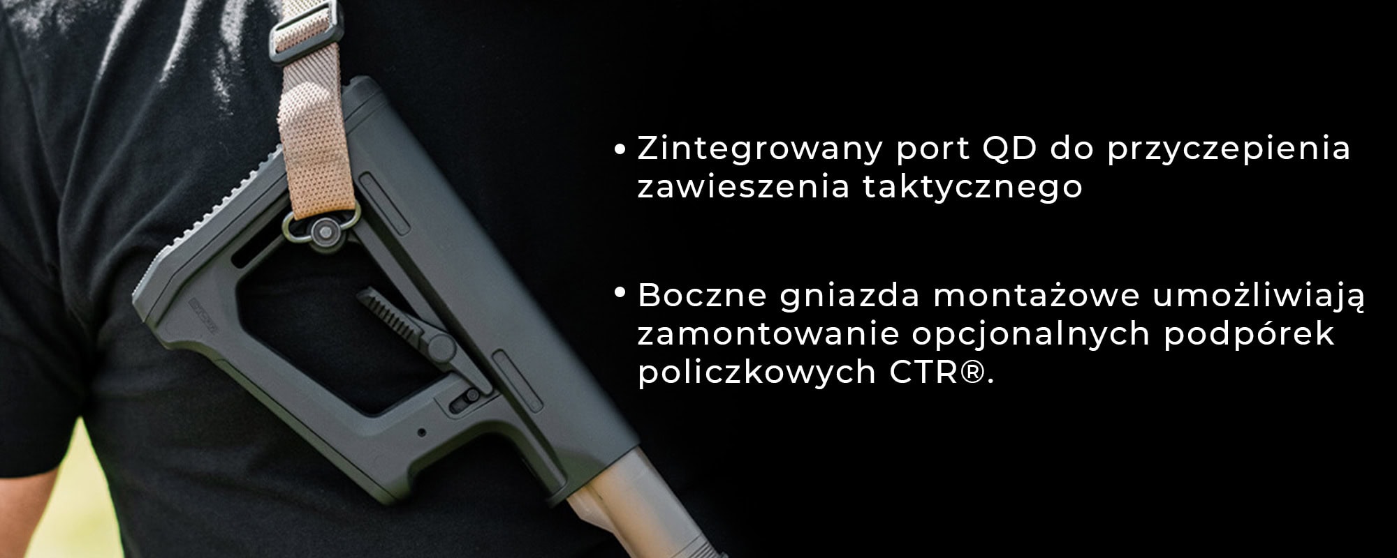 Kolba Magpul MOE DT-PR - QD Mil-Spec Czarna MAG1447-BLK