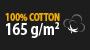 100% Cotton, 165/m²