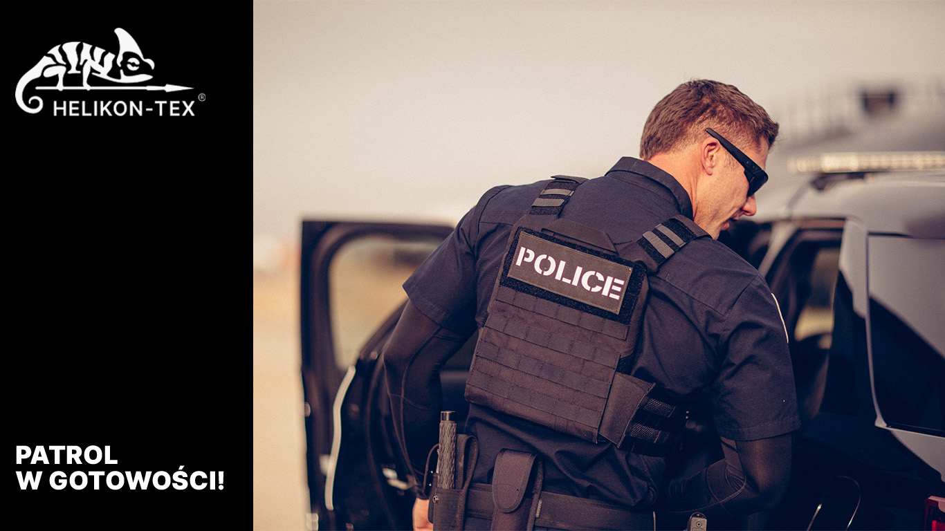 Baner Policja Helikon na urządzenia mobilne