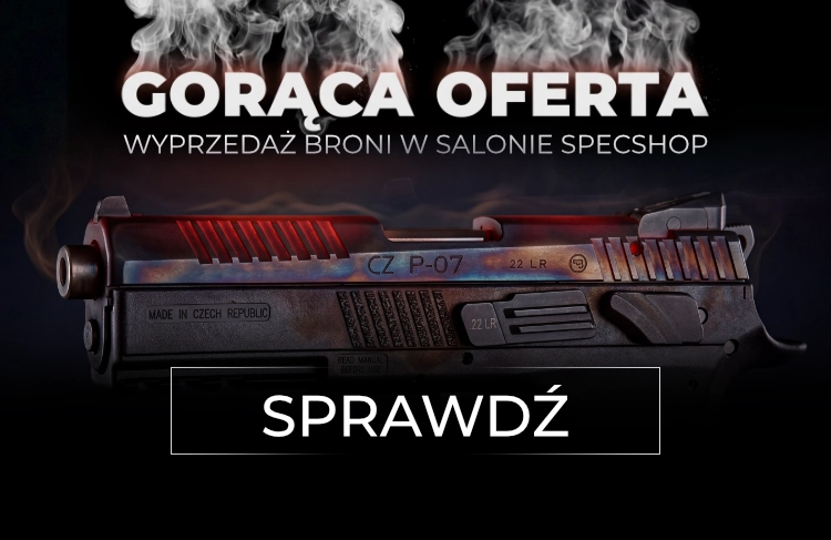 Wyprzedaż broni w salonie SpecShop