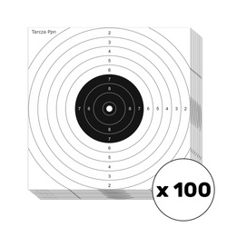 Metal Pellet Traps+100 pcs Shooting Targets Cardboard for Airgun BB Gun Shooting 