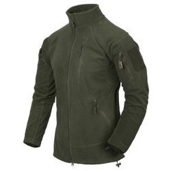 Helikon - Alpha Tactical Grid Fleece Jacket - Olive Green - BL-ALT-FG-02