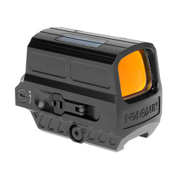 Holosun - HE512C-GD Gold Dot Switchable Multi Reticle Enclosed Reflex Sight - Solar Panel