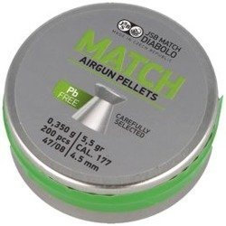 JSB Green Match Diabolo Light Weight Pellets 4.5mm 0.500g 000005-500-5 