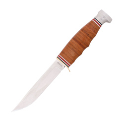 Ka-Bar 1232 - Leather Handled Hunter Knife