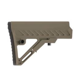 Leapers - Stock for AR-15 UTG Pro Ops Ready S2 - Mil-Spec - FDE - RBUS2DMS