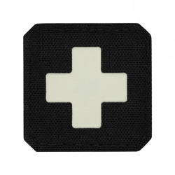 M-Tac - Medic Cross Laser Cut Patch - Black / GID - 51122299