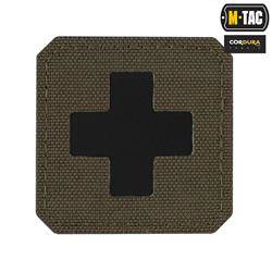 M-Tac - Medic Cross Laser Cut Patch - Cordura 500D - Ranger Green/Black - 51122232