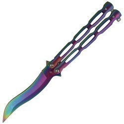 Martinez Albainox - Butterfly knife Balisong Rainbow - 36297