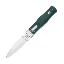 Mikov - Automatic spring knife Predator with Clip - Green - 241-NH-1/N GN