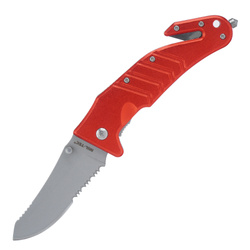 Mil-Tec - Car Folding Knife With Belt Cutter - Red - 15321002