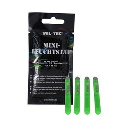 Mil-Tec - Lightstick - Mini - 4.5 x 40 mm - 10 pcs - Green - 14931501