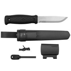Morakniv - Garberg Knife with Survival Kit - Stainless steel - Black - 13914