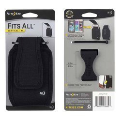 Nite Ize - Fits All™ Vertical Phone Case - XL - Black - CCFXL-01-R3