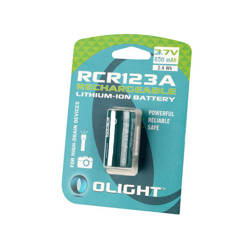 Olight - Rechargeable Li-ion Battery - RCR123A 3,7V 650 mAh