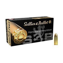 Sellier&Bellot - Pistol Ammunition 9x19 Para FMJ 115 gr / 7.5 g - BOX 50 pcs