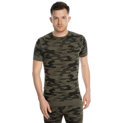 Spaio - Military Thermal T-shirt - Forest Green Camo