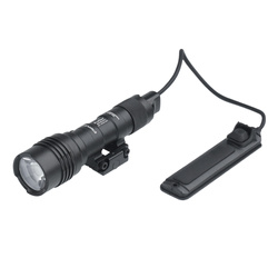 Streamlight - ProTac Railmount 1 Long Gun Rechargeable Tactical Flashlight With Mount - 350 lm - Black - L-88058