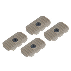 Strike Industries - Rail covers with cable management system - Short - 4 pcs. - FDE - SI-AR-CM-COVER-S-FDE
