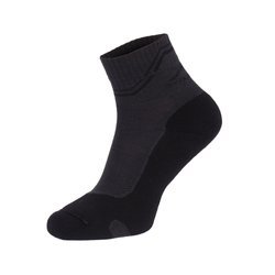 WISPORT - Summer Light Trekking Socks - Short - Graphite and black