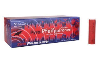 Zink-Feuerwerk - Pistol flares Pfeifpatronen - 50 pcs