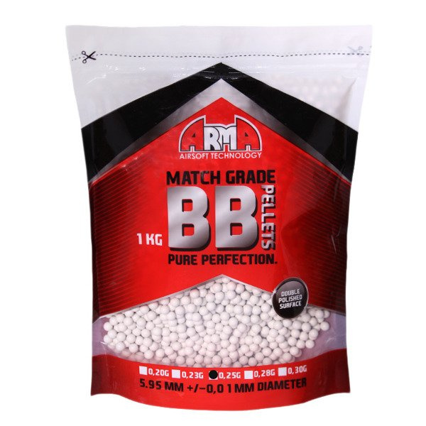 Arma Tech Match Grade Airsoft BB Pellets 0.25g 4000 rds best