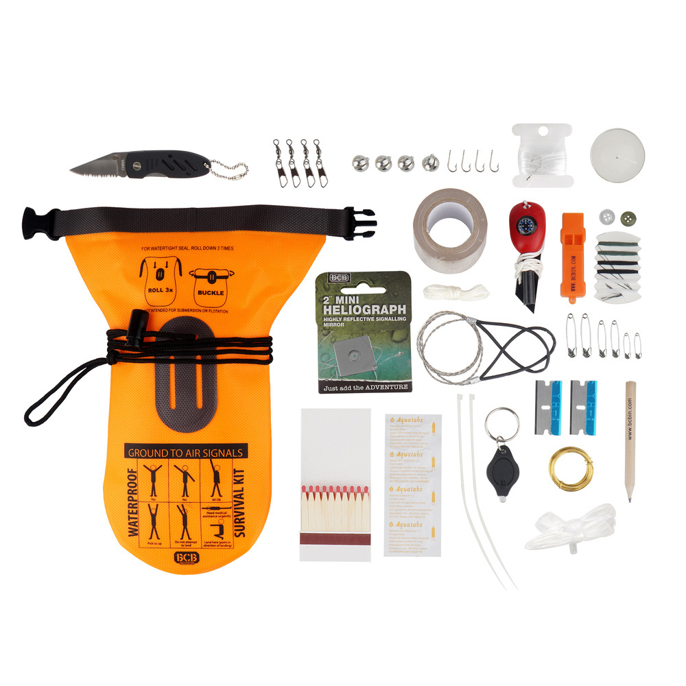 BCB Waterproof Survival Kit 22 Elements CK050 best price check