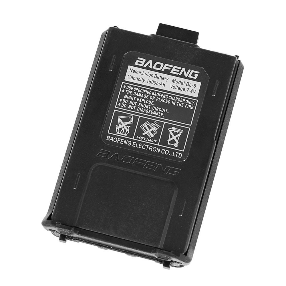 BaoFeng - Battery for UV-5R, UV-8HX Radio - 7.4V 1800 mAh best