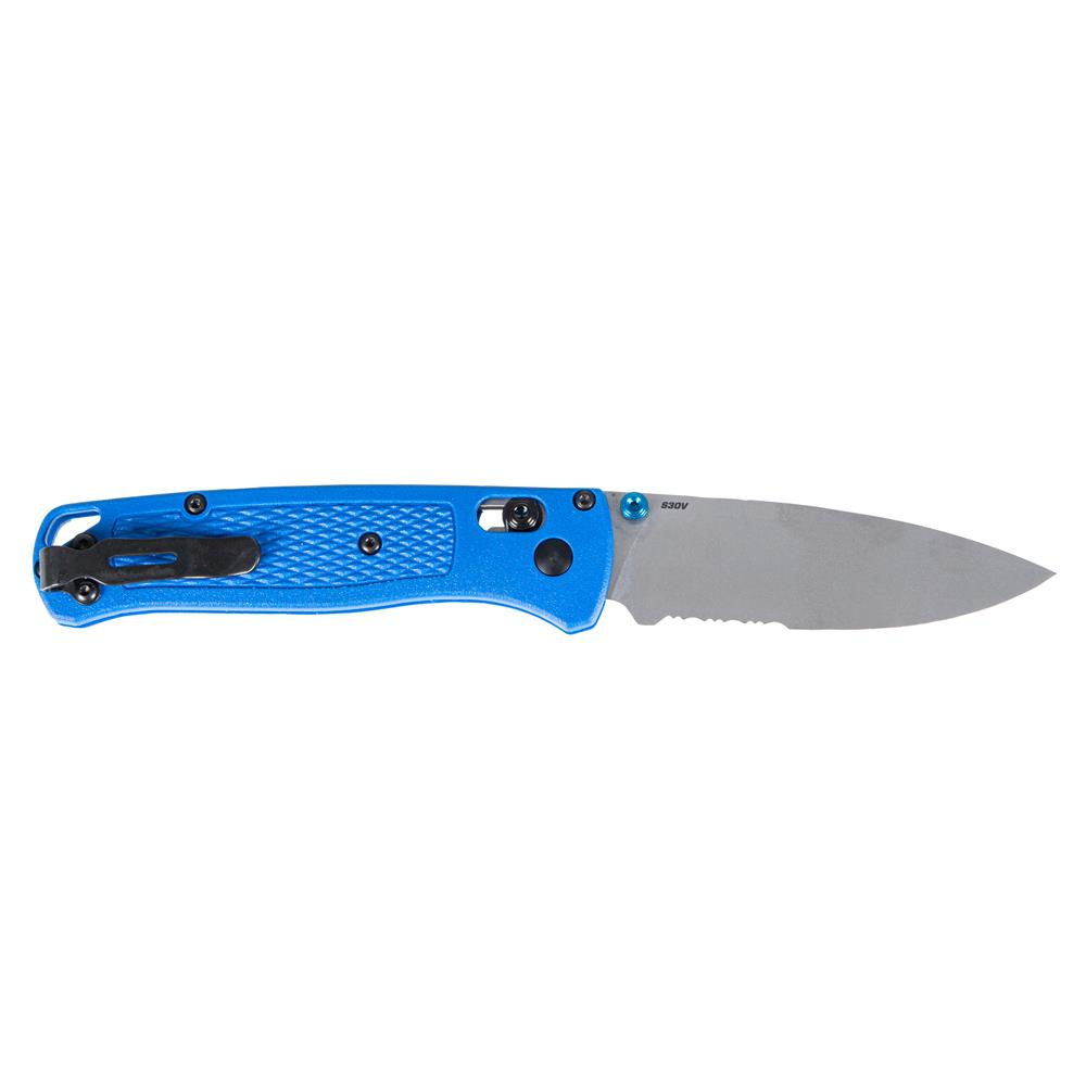 Bugout Folding Knife with Serrated Edge made from CPMS30V Steel and