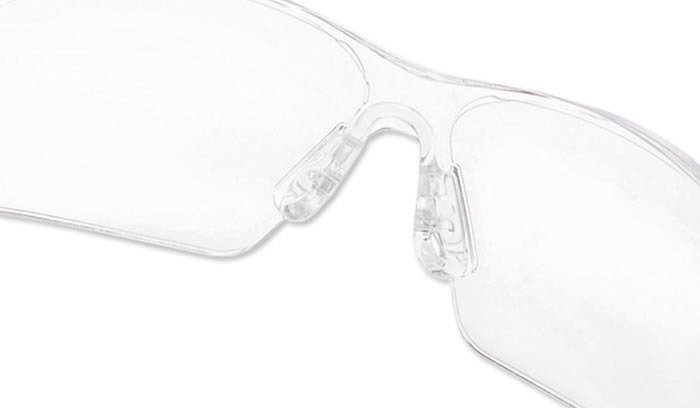 54917320997 Clear .. Rush+ Safety Glasses Platinum�,Blue & Green Frame Bolle Boll� Safety 40256 